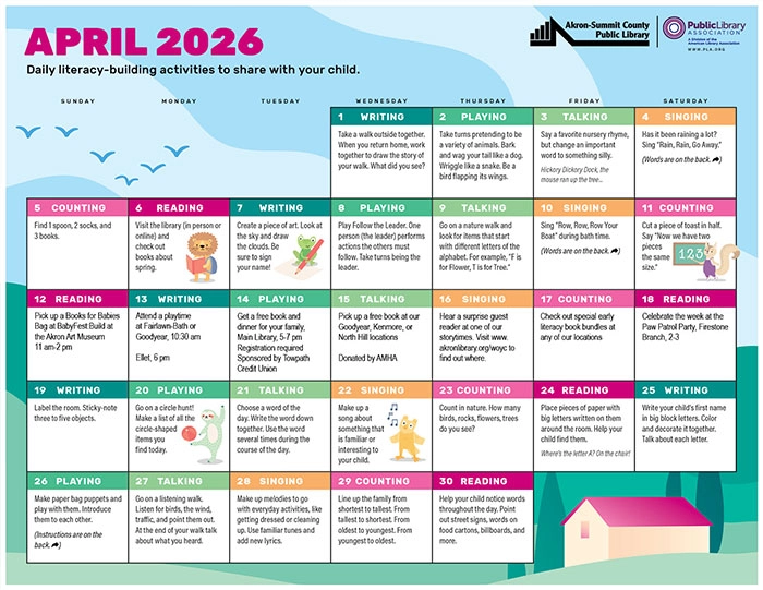 PLA Early Childhood Calendar